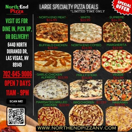 Large Specialty Pizza Deals